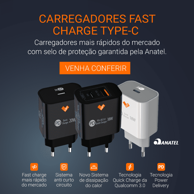 mobile carregadores fast charger