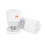 Adaptador de Tomada de Viagem Loft Branco
