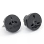 Adaptador de Tomada de Viagem Loft Preto