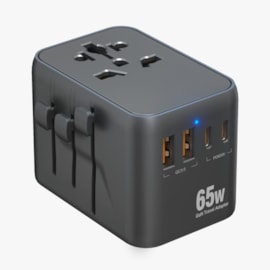 Adaptador de Viagem 4 Entradas 65W Loft