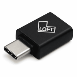 Adaptador USB para Type-C Loft preto
