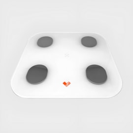 Balança de Bioimpedância Bluetooth branca