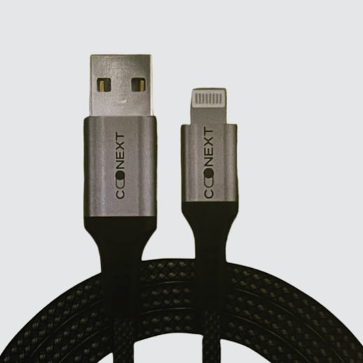 Cabo Conext USB Lightning 0.2mts preto