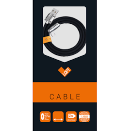 Cabo Hi Tech USB para Type C  1m preto