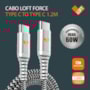 Cabo Loft Force Type C / Type C 1.2mts branco