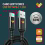 Cabo Loft Force USB / Type C 1.2mts preto