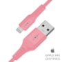 Cabo Nylon Deluxe mfi 2m rosa