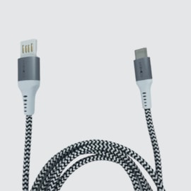 Cabo Nylon Deluxe Type-C com USB reversível 1.20m