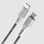 Cabo Nylon Deluxe Type-C / Type-C 1.20m branco