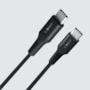 Cabo Nylon Deluxe Type-C / Type-C 2.00m preto