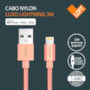 Cabo nylon luxo lightning mfi 3m rs