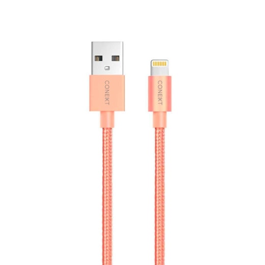 Cabo nylon luxo mfi 3m rosa