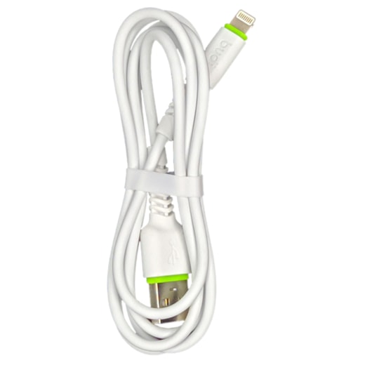 Cabo tpe lightning 1,2m 2.4a fast charger 150l br