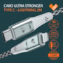 Cabo Ultra Stronger Type-C lightning MFI 2m br