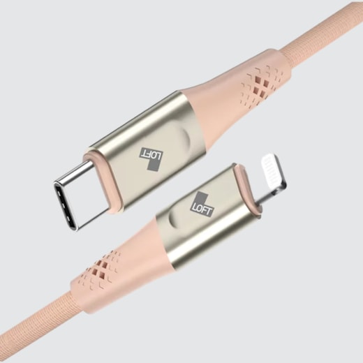 Cabo Ultra Stronger Type-C MFI 1.2mts rosa