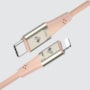 Cabo Ultra Stronger Type-C MFI 1.2mts rosa