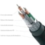 Cabo Ultra Stronger Type-C Type-C 100W 1.2mts pr