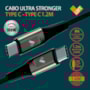 Cabo Ultra Stronger Type-C Type-C 100W 1.2mts pr