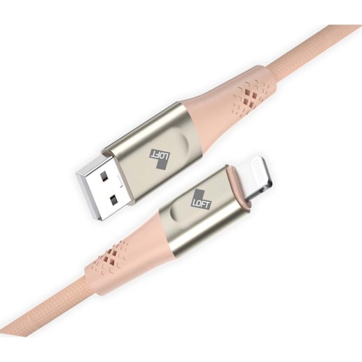 Cabo Ultra Stronger USB MFI 2m rosa