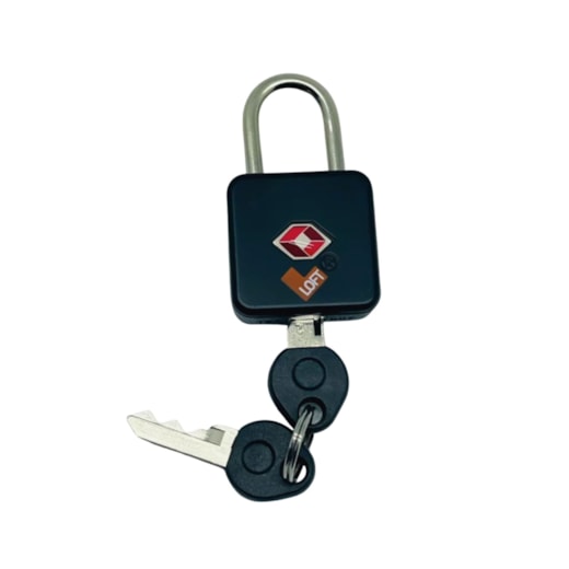 Cadeado Loft TSA com chave preto