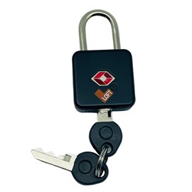 Cadeado Loft TSA com chave preto
