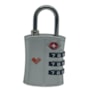 Cadeado Loft TSA com senha prata