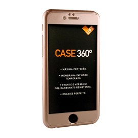 Capa 360 iphone 6 dourada