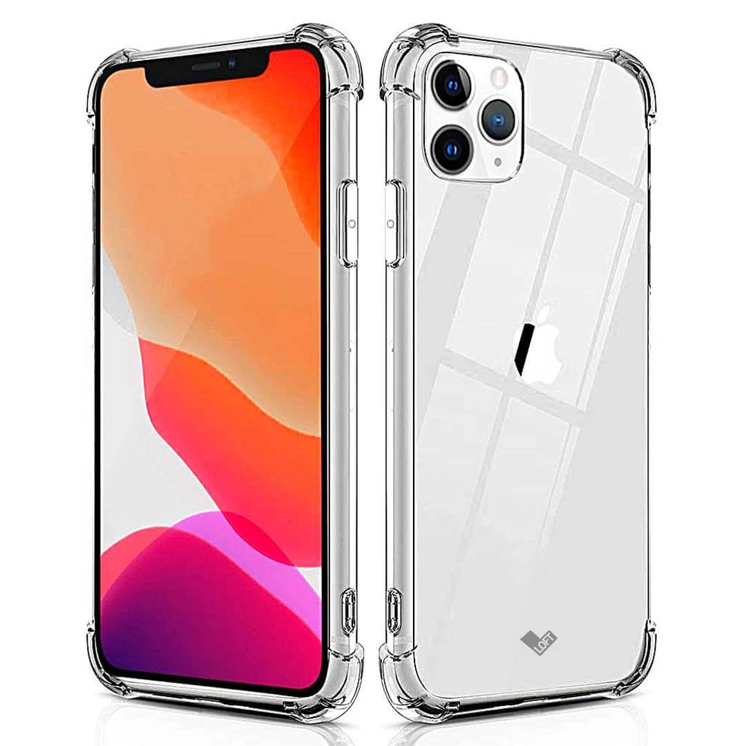 Capa acrílico shockproof iPhone 11 Pro Max transparente.