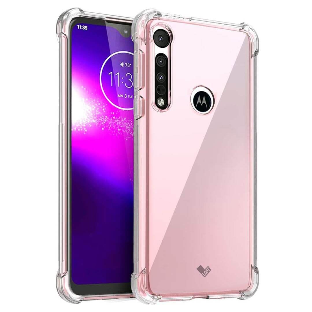Capa acrílico shockproof Motorola Moto G8 Play transparente.