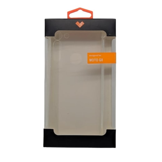 Capa acrílico shockproof moto g8 transparente