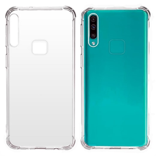 Capa acrílico shockproof samsung a20s transparente