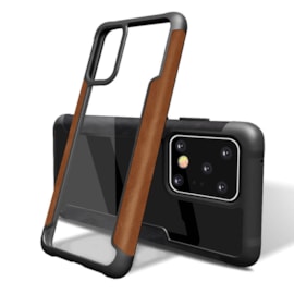 Capa arm loft couro samsung s20 ultra marrom