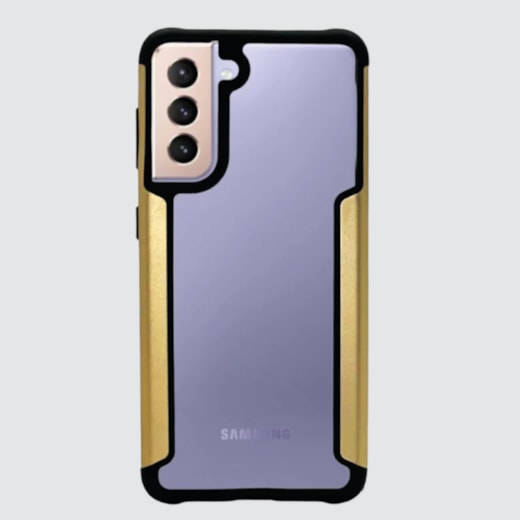 Capa arm loft samsung s21 dourada