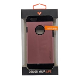 Capa armor loft iphone 6 rosa.