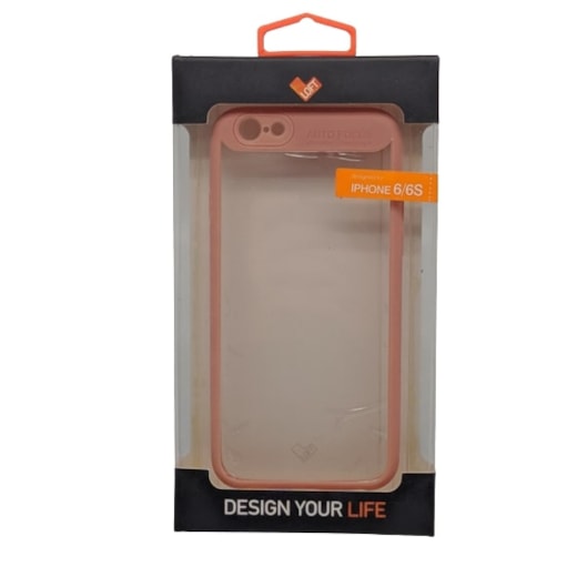Capa auto focus iphone 6 rosa