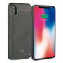 Capa bateria wireless iphone x xs 3000mAh preta