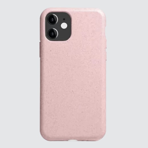 Capa biodegradável iphone 12 mini rosa