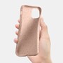 Capa biodegradável iphone 12 pro max rosa