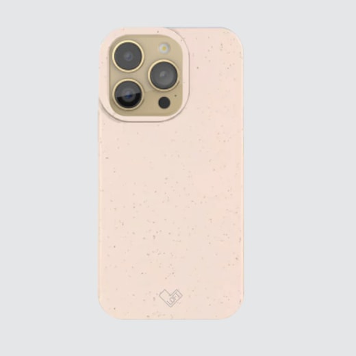 Capa Biodegradável para iPhone 14 Plus rosa