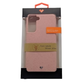 Capa biodegradável samsung s21 rosa