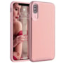 Capa canelada iphone x xs rosa