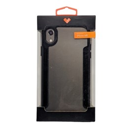 Capa Capinha Case Arm Loft Transparente com Borda Preta de Policarbonato Ultra Resistente e Soft TPU para iPhone XR