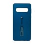 Capa Capinha Case Loft 3 em 1 Personality Azul Marinho de Policarbonato de Alta Resistência para Samsung S10
