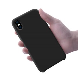 Capa de Silicone Resistente Iphone 13 pro Max – Preta – FactorX