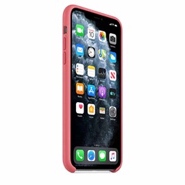 Capa premium silicone iPhone 12 Pro Max rosa.
