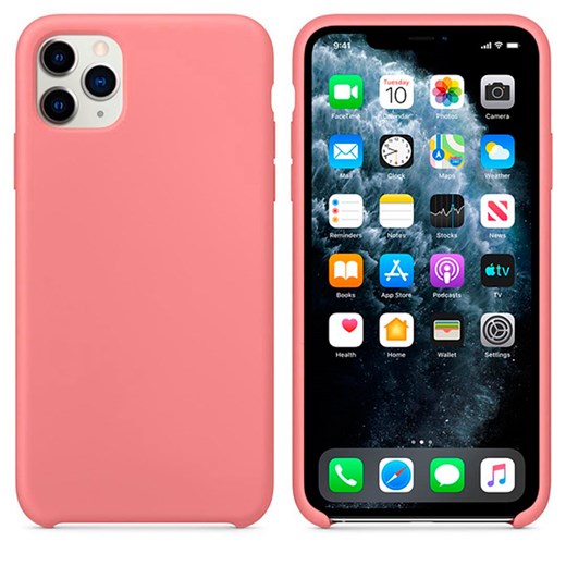 Capa Capinha Case Loft Premium Silicone Rosa de Silicone Maleável de Alta  Resistência para iPhone 11