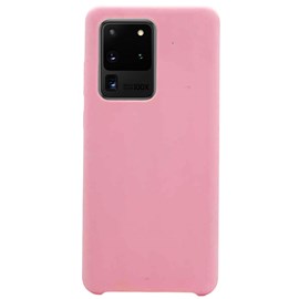 Capa Capinha Case Loft Premium Silicone Rosa de Silicone Maleável de Alta Resistência para Samsung S20 Ultra