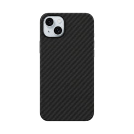 Capa Carbon Fiber iPhone 15 Plus Preta