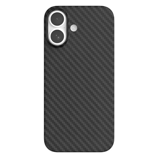 Capa Carbon Fiber iPhone 17 Preta