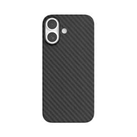 Capa Carbon Fiber iPhone 17 Preta